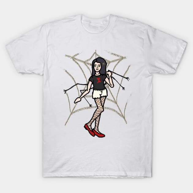 Arachnid Girl T-Shirt by LochNestFarm